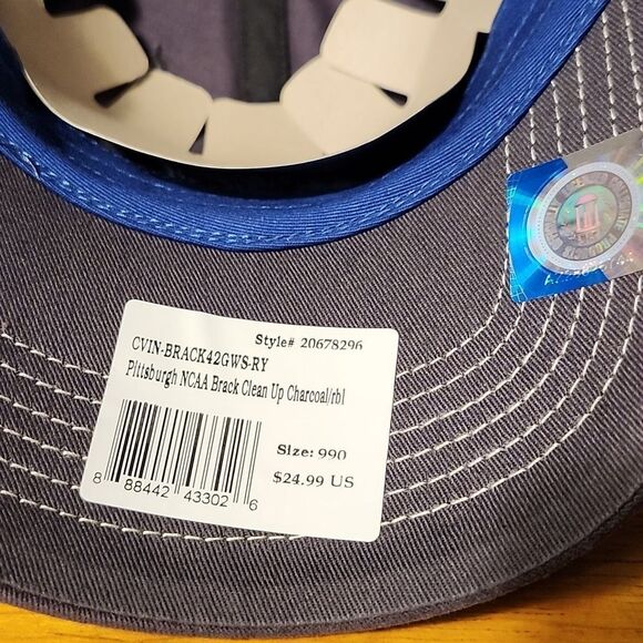 47 Brand University of Pittsburgh Pitt Panthers Sliderback Hat - New - Picture 7 of 11